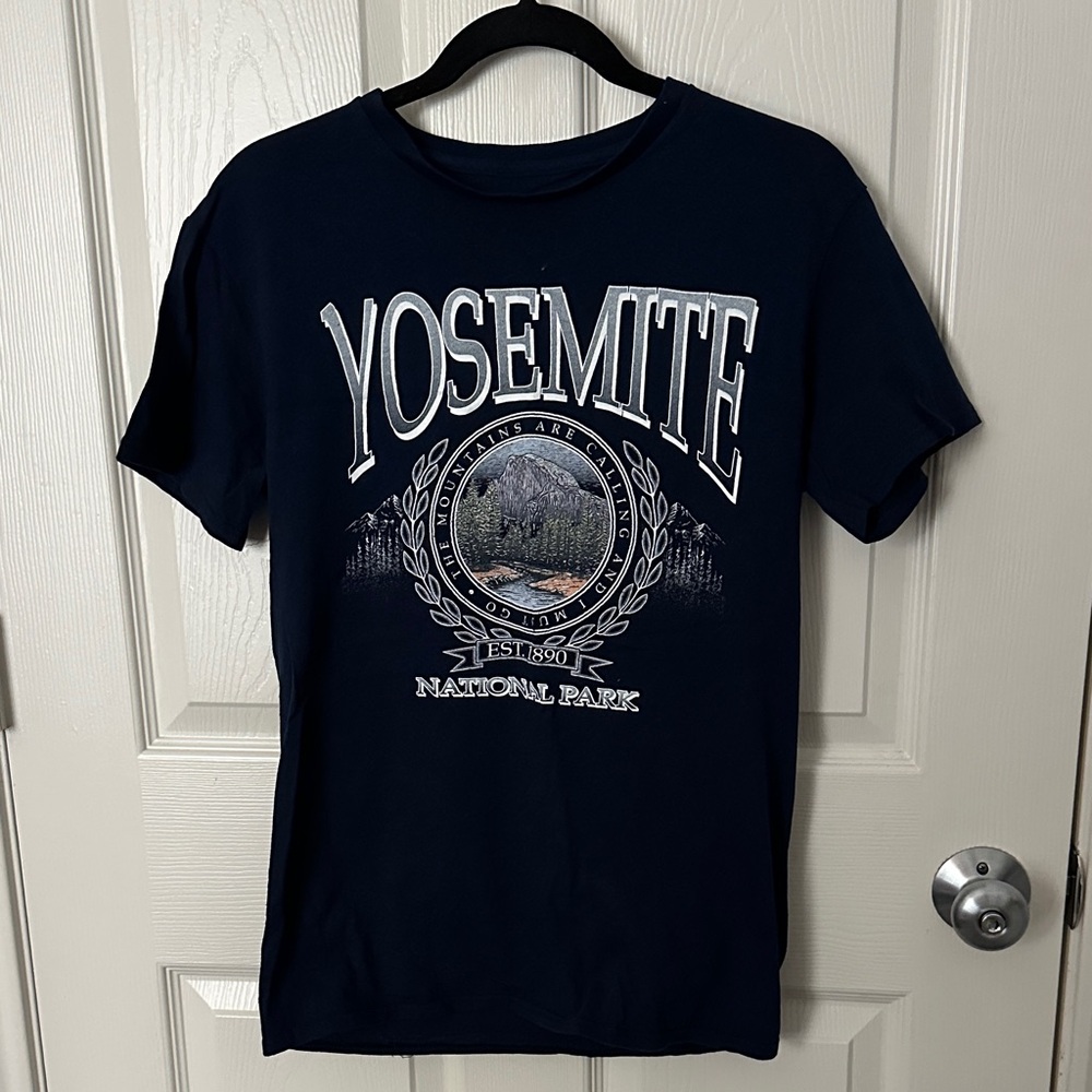 Yosemite National Park Navy T-Shirt